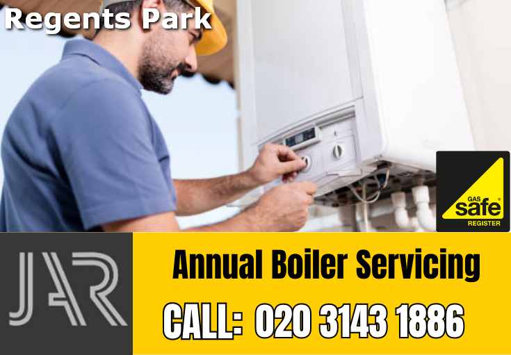 annual boiler servicing Regents Park