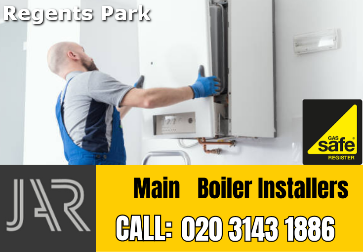 Main boiler installation Regents Park